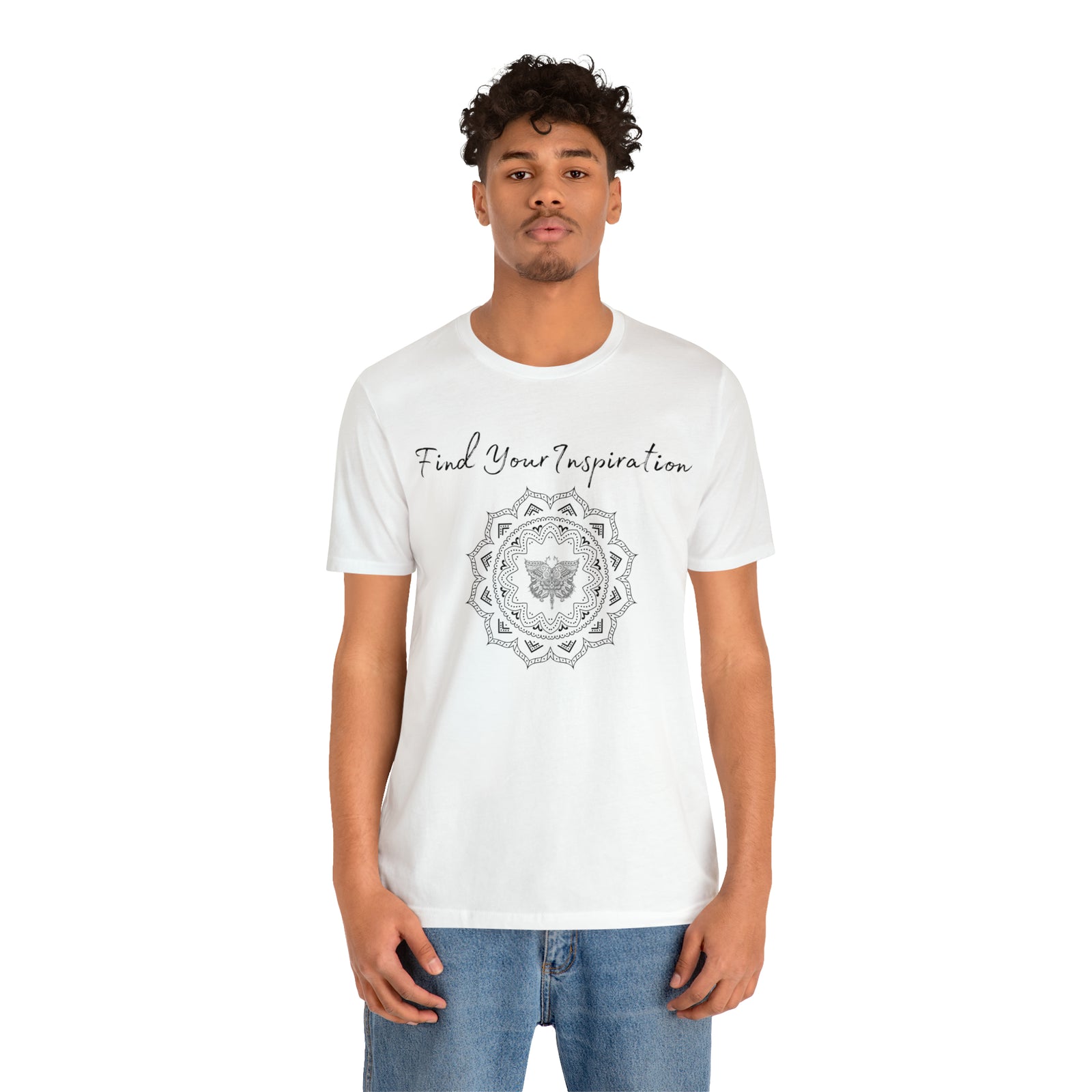 Find Your Inspiration butterfly mandala Unisex Jersey Short Sleeve Tee 15 colors