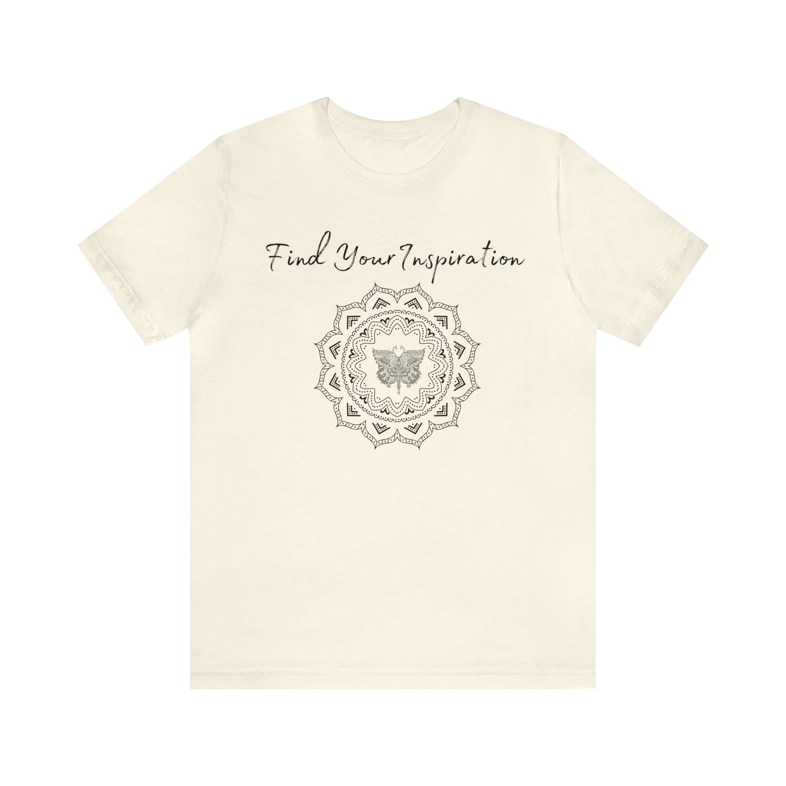 Find Your Inspiration butterfly mandala Unisex Jersey Short Sleeve Tee 15 colors
