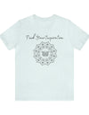 Find Your Inspiration butterfly mandala Unisex Jersey Short Sleeve Tee 15 colors