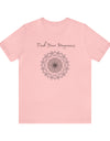 Find your Happiness mandala Unisex Jersey Short Sleeve Tee in 15 colors
