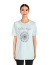 Find your Happiness mandala Unisex Jersey Short Sleeve Tee in 15 colors
