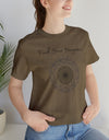 Find your Happiness mandala Unisex Jersey Short Sleeve Tee in 15 colors