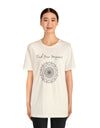 Find your Happiness mandala Unisex Jersey Short Sleeve Tee in 15 colors