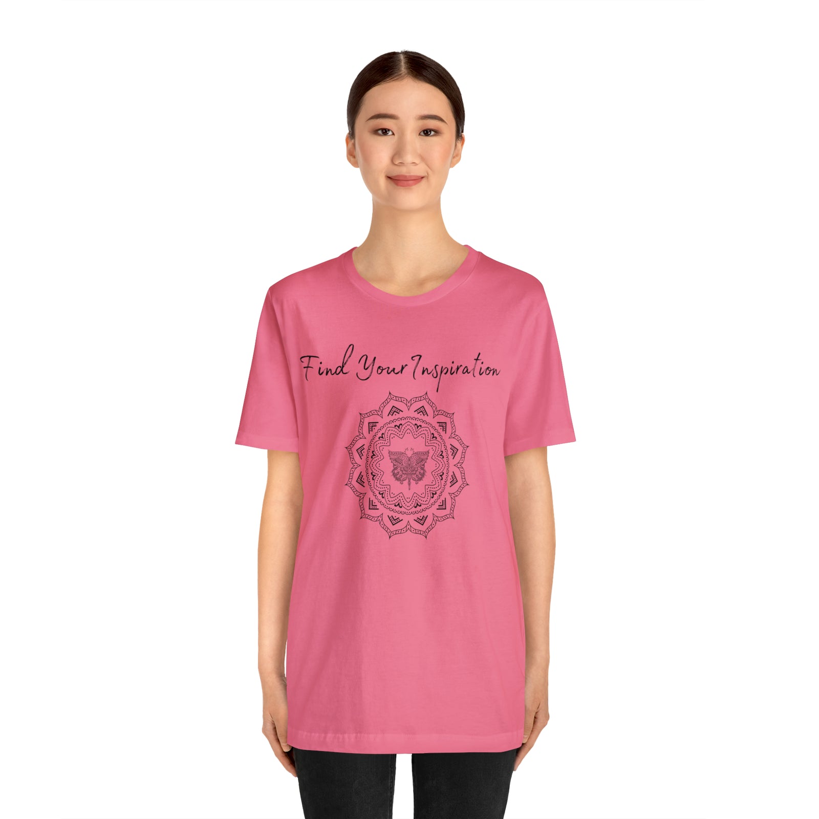 Find Your Inspiration butterfly mandala Unisex Jersey Short Sleeve Tee 15 colors