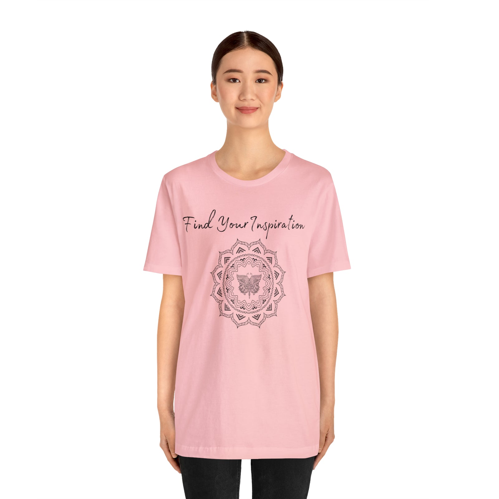 Find Your Inspiration butterfly mandala Unisex Jersey Short Sleeve Tee 15 colors