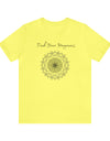 Find your Happiness mandala Unisex Jersey Short Sleeve Tee in 15 colors
