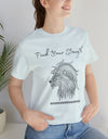 Find Your Strength Lion Mandala Unisex Jersey Short Sleeve Tee 15 colors