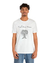 Find Your Peace mandala tree- with dove  Unisex Jersey Short Sleeve Tee- 15 colors