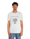 Find Your Peace mandala tree- with dove  Unisex Jersey Short Sleeve Tee- 15 colors