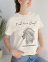 Find Your Strength Lion Mandala Unisex Jersey Short Sleeve Tee 15 colors