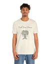 Find Your Peace mandala tree- with dove  Unisex Jersey Short Sleeve Tee- 15 colors