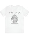 Find Your Strength Lion Mandala Unisex Jersey Short Sleeve Tee 15 colors